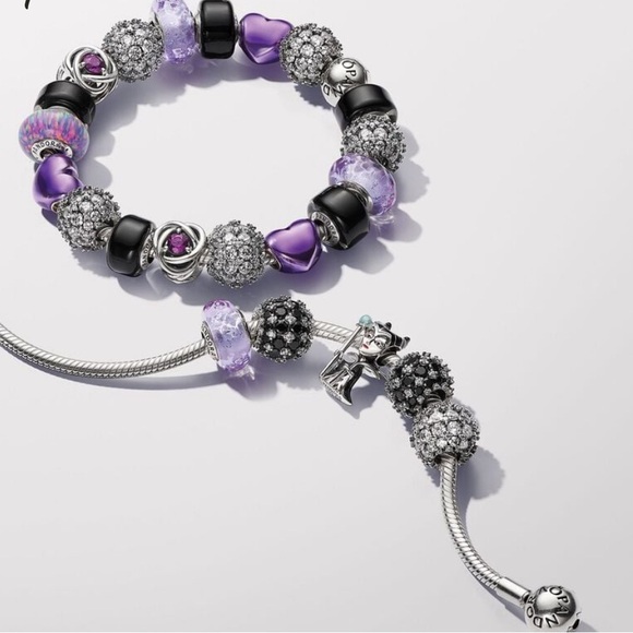 Sterling Silver Pandora Style Villains Maleficent Halloween Charm - Picture 3 of 9